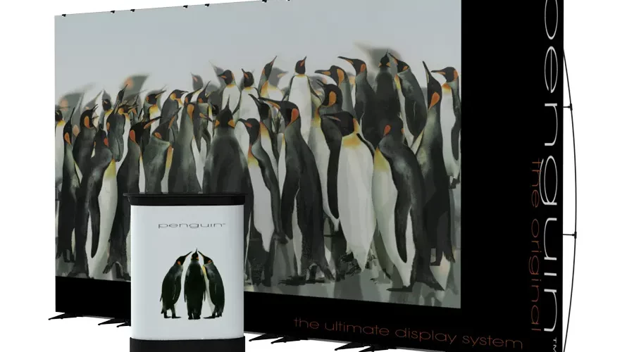 penguin-messestand