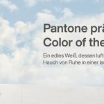 Cloud Dancer heisst die PANTONE Farbe des Jahres 2026